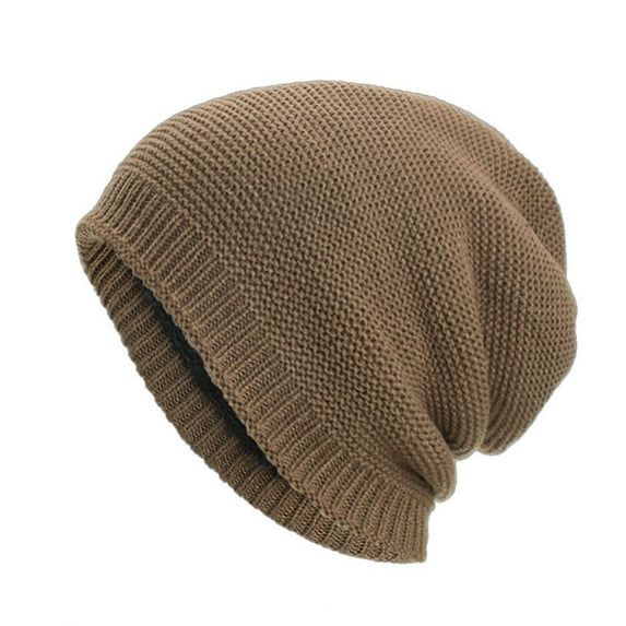 LEKODE Skull Cap Beanies Hats Men Winter Beanies Winter Hats Beanie for Women Camo Beanie Knit Cap Khaki One Size