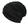 thumbnail image 1 of LEKODE Skull Cap for Locs Mens Beanie Beanie Knit Hat Winter Hat Beanie Hats Knitted Cap Beanies Black One Size, 1 of 4