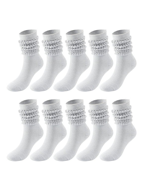 Socks for Women Ankle Sports Crew Socks Cute Crew Socks Casual Crew Socks Womens Basic Sock Summer Socks for Women Grip Socks Casual Ankle Socks Crew Toe Socks Silver One Size