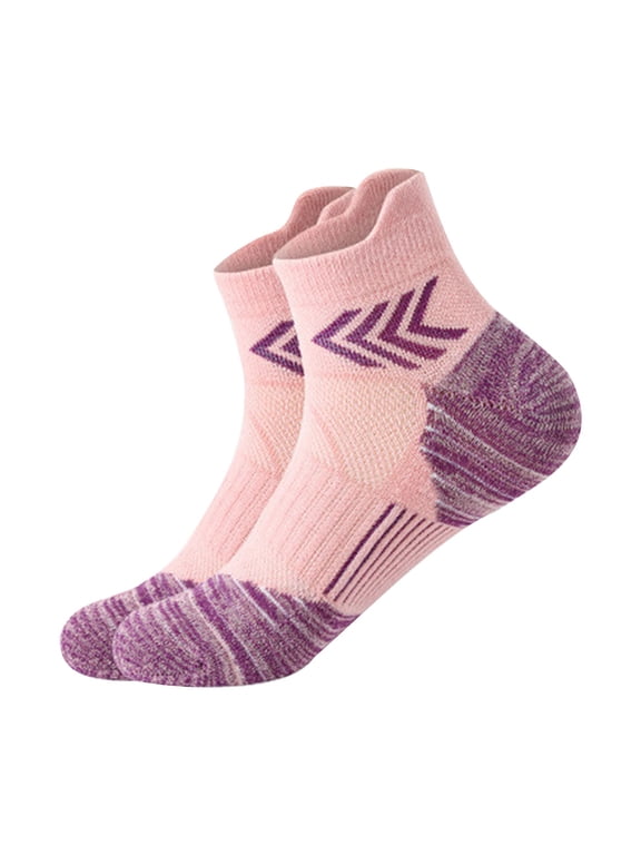 Socks for Women Womens Footies Socks Low Cut Socks Athletic Socks Ballet Flat Socks Tube Socks Hiking Socks Flat Socks Summer Ankle Socks Compression Sock Plus Size Socks for Men Pink One Size