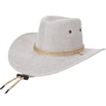 thumbnail image 1 of LEKODE Sun Hats for Women Ponytail Beach Summer Hat Wide Brim Packable Cowboy Hat Light Ashy One Size, 1 of 3