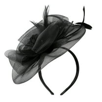 LEKODE Tea Hats for Women 2025 Fascinator for Women Tea Hats Fascinator Hat Fascinators for Women Fancy Hats for Women Women Hats Fashion Black One Size