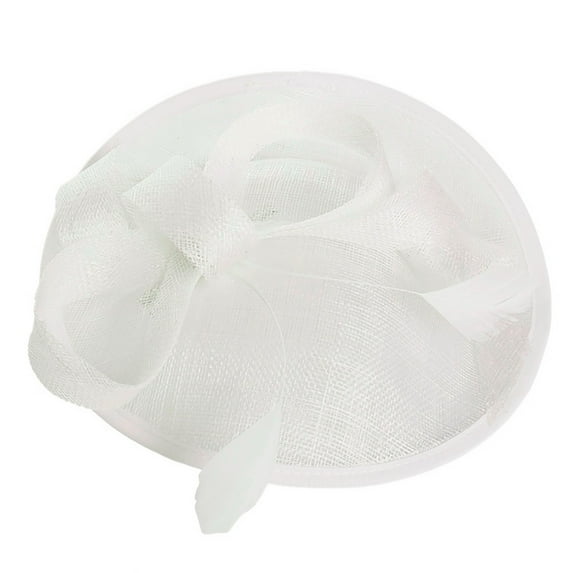 LEKODE Tea Party Fascinators for Women High Tea Hats for Women Fancy Hats for Women Tea Hats Tea Hats for Women 2025 Hat for Women Fascinator for Women White One Size