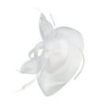 thumbnail image 1 of LEKODE Tea Party Hats for Women High Tea Hats for Women Fascinator Headband Tea Party Fascinators for Women Fascinators Hats for Women Head Piece for Women Party Hats White 1 One Size, 1 of 7