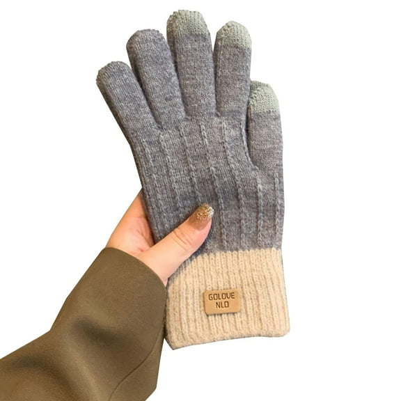 LEKODE Thermal Gloves for Women Cold Weather Gloves Ski Gloves Winter Gloves Men Warm Gloves for Men Thermal Gloves for Women Winter Gloves for Women Gloves Winter Gray One Size