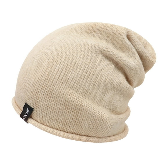 LEKODE Thin Beanie Skull Cap Knit Hat Beanie Hat Men Cap for Women Winter Hat Womens Cap F One Size