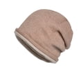 thumbnail image 1 of LEKODE Thin Beanie Skull Cap Knit Hat Women's Winter Hats Women Hat No Brim Hats for Women Beanies Hats Men Coffee One Size, 1 of 4