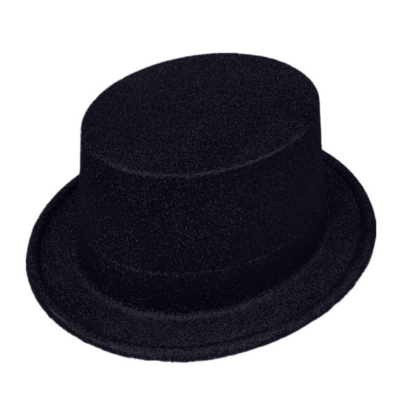 LEKODE Top Hat Dress Hats for Men Wide Brim Hats for Men Party Top Hats Hat for Women Womens Hats Fishermans Hat Black One Size