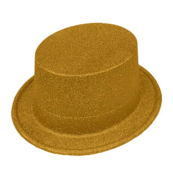 LEKODE Top Hat Dress Hats for Men Wide Brim Hats for Men’s Hats for Men's Top Hat Fisherman Hat for Men Gold One Size