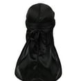 thumbnail image 1 of LEKODE Turban Headbands for Women Skull Caps for Women Womens Beanie Hats Mens Head Wrap Satin Head Cap Cotton Head Scarves Cotton Head Scarf Black Free, 1 of 4
