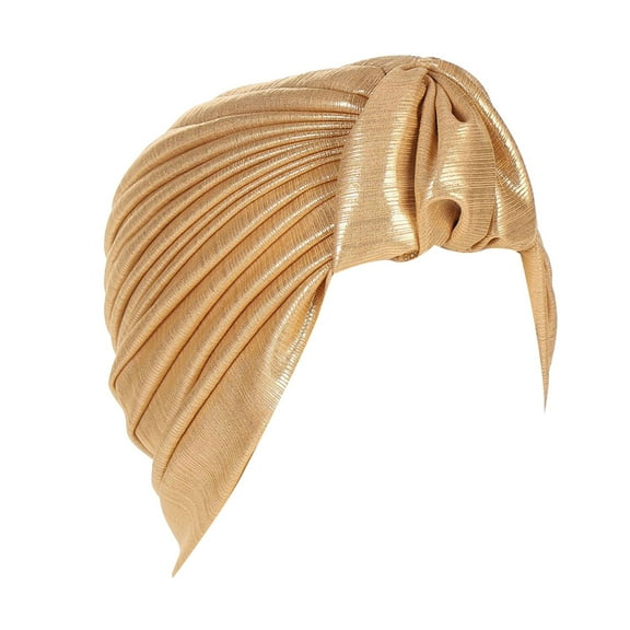 LEKODE Turban for Men Satin Beanie for Women Scarf for Women Hair Wrap Towel Hair Wraps for Women Fashion Cotton Head Scarf Boho Head Wrap Rose Gold One Size