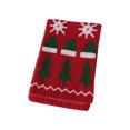 thumbnail image 1 of LEKODE Unisex Adult Christmas Knit Scarf, Long Wrap Festive Printed Neck Warmer for Cold‑Weather Winter Daily and Holiday Party E A One Size, 1 of 4
