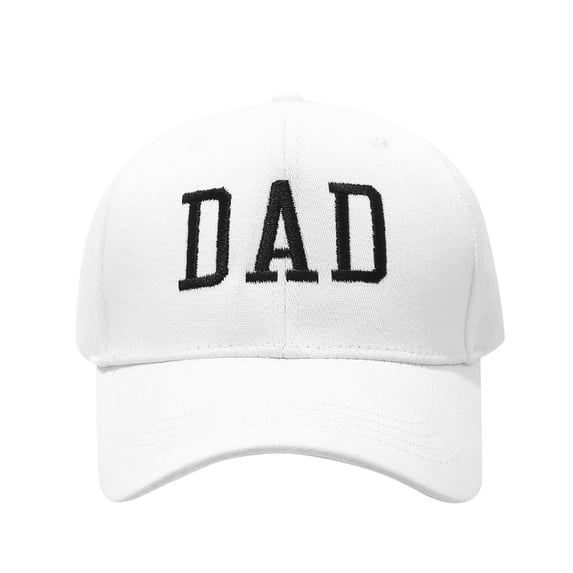 LEKODE Unisex Vintage Washed Unstructured Baseball Cap Washed Adjustable Dad Hat White M