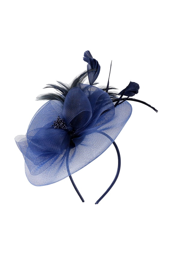 Vintage Hat Women's Fascinators Tea Party Hats Tea Hats for Women 2025 Hats for Tea Party Fascinator Hat Fashion Hats for Women Navy One Size