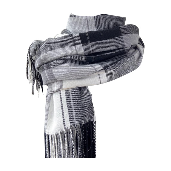 LEKODE Warm Scarf Long Shawl Long Scarves for Women Scarf for Women Winter Womens Scarfs Women Scarf Winter Bufandas Para Mujer White One Size