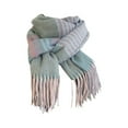 thumbnail image 1 of LEKODE Warm Scarf Long Shawl Long Scarves for Women Winter Scarf Womens Scarf Women's Scarf Womens Scarfs Green A, 1 of 3