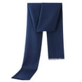 thumbnail image 1 of LEKODE Warm Scarf Pashmina Shawls Long Scarves for Women Woman Scarf Cotton Scarf for Women Cotton Scarves for Women Long Scarf for Women Navy One Size, 1 of 3