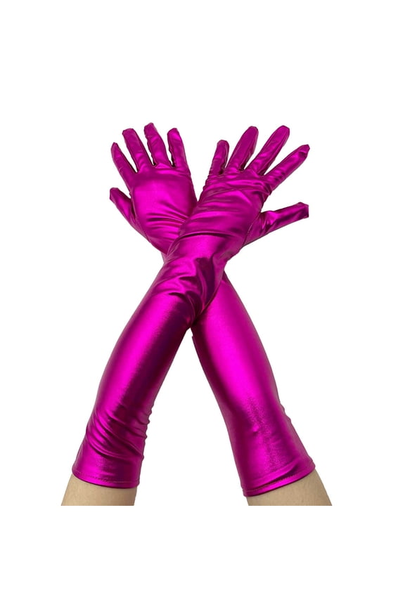 Wedding Gloves Long Gloves Fleece Gloves Thermal Gloves Men Gloves for Cold Weather Hiking Gloves for Men Warming Gloves Womens Winter Gloves Hot Pink One Size