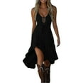 thumbnail image 1 of LEKODE Western Cowgirl Dress for Women Vestidos Vaqueros De Mujer Para Botas Boho Dress for Women Bridal Dress Western Dress for Women Formal Dress Sun Dresses Women Black 2xl, 1 of 8