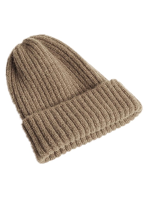 Winter Beanie Beanies Hats Men Winter Hats for Women Skully Cap for Men Camo Beanie Beanies Beanie Knit Hat Khaki One Size