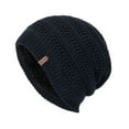 thumbnail image 1 of LEKODE Winter Beanie Knitted Cap Winter Hats Winter Beanies Beanie Hats Skull Cap Womens Knit Hat Navy One Size, 1 of 5