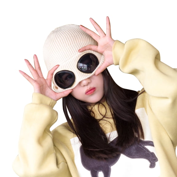 LEKODE Winter Beanies Knitted Hat Knit Hats Knit Beanies Beanie Knit Hat Knit Hat Knitted Hats White One Size