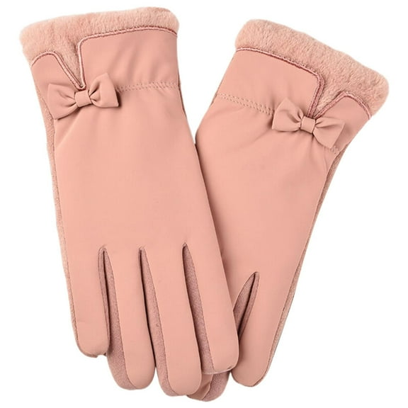 LEKODE Winter Gloves Womens Gloves with Touchscreen Fingers Warm Gloves Winter Thermal Gloves for Women Womens Winter Gloves Winter Gloves Men Hiking Gloves for Men Pink A