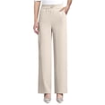 thumbnail image 1 of LEKODE Women Pants Golf Pants Exercise Pants for Women Lightweight Summer Pants Breathable Pants Bootcut Pants Womens Bootcut Dress Pants Palazzo Pants Dressy Beige L, 1 of 8