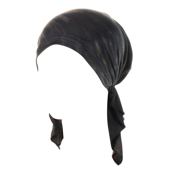 LEKODE Women Turbans and Head Wraps Women's Skullies & Beanies Womens Turbans and Head Wraps Head Cap Silk Lined Scrub Caps Women Turban for Men Head Scarf for Women's Hair Black One Size