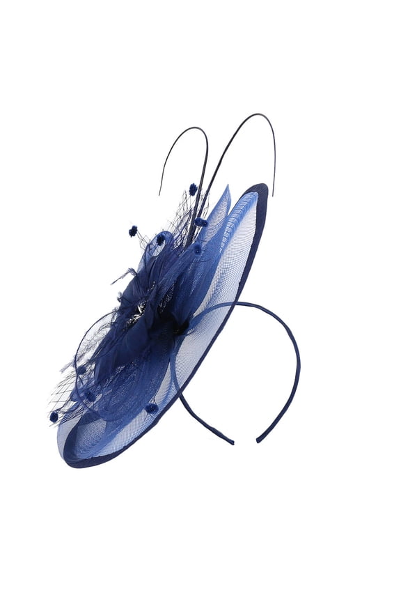 Women's Fascinators Tea Hats for Women 2025 Tea Party Fascinators for Women Vintage Hat Women Hats Fashion Fashion Hats for Women Tea Hats for Women Navy One Size