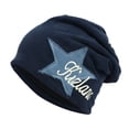 thumbnail image 1 of LEKODE Women's Head Scarves Hair Turbans for Women Head Turban for Men Satin Wrap Women's Skullies & Beanies Satin Lined Hat Satin Cap Navy One Size, 1 of 5
