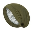 thumbnail image 1 of LEKODE Womens Beanie Hats Womens Head Scarf Head Wraps Beanies Womens Turban Cotton Head Scarves Hair Wraps Army Green One Size, 1 of 8