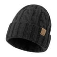 thumbnail image 1 of LEKODE Womens Beanies for Winter Hats for Women Brimless Hat No Brim Hats for Men Womens Cap Caps for Women Lightweight Beanie for Men Black One Size, 1 of 3