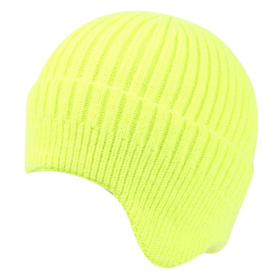 LEKODE Womens Beanies for Winter Hats for Women Brimless Hats for Women Mens Caps Hat for Men Summer Beanie for Men Yellow 1 One Size