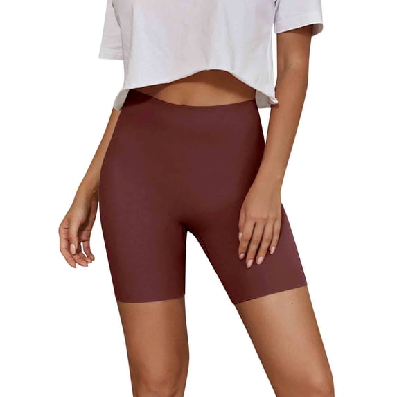 LEKODE Womens Shorts Tummy Control Sweat Shorts Women Summer Shorts Dressy Shorts Casual Shorts for Women Pull on Shorts Women Legging Shorts Stretchy Shorts for Women Workout Shorts Wome Purple S