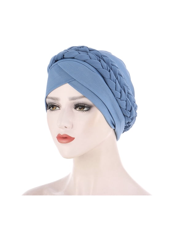 Womens Turbans hair nets for sleeping lace bandana cap headband square scarf sweat rag satin skull cap bandanas for women head cover head wrap silk head scarf lace bandana Blue One Size