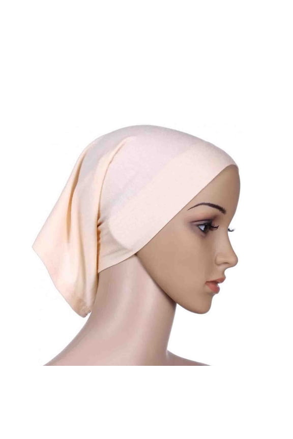 Womens Turbans hair scarf Bandana Head Wrap head cover for Men and Women satin skull cap lace bandana hair nets for sleeping silk head scarf fabric headbands square scarf Khaki One Size