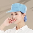 thumbnail image 1 of LEKODE Womens Turbans lace bandana sweat rag cap headband hair nets for sleeping head cover head bandana silk head scarf hair scarf fabric headbands satin skull cap hair wrap Sky Blue A, 1 of 3
