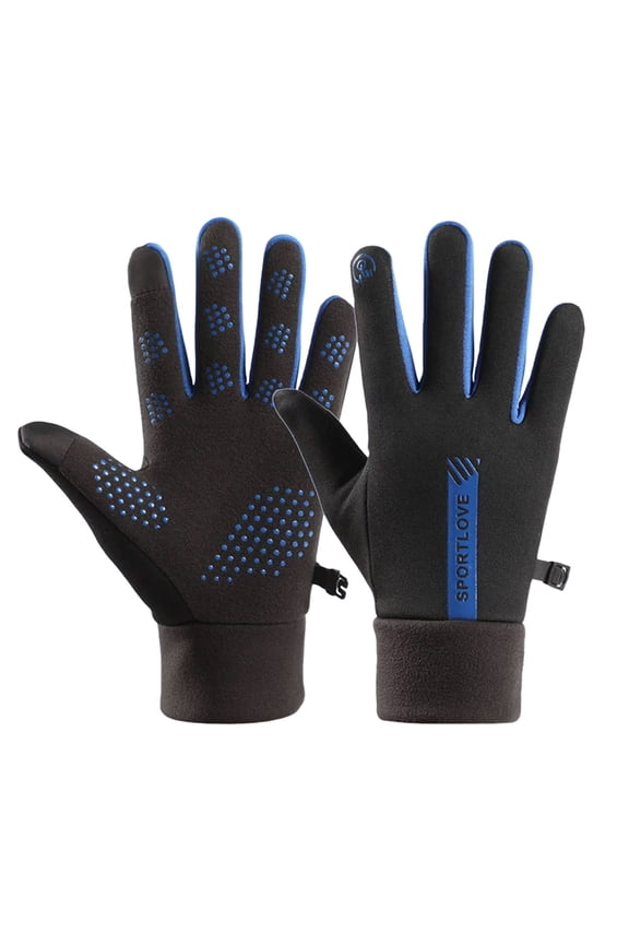 Work Gloves Exercise Gloves Mountain Bike Gloves Climbing Gloves Grip Gloves Cycling Gloves Breathable Anti Slip Padded Palm Protection Bike Gloves Blue One Size