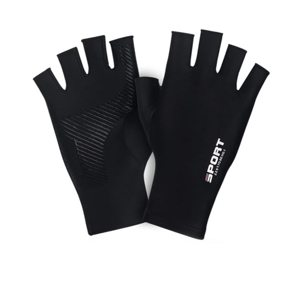 LEKODE Workout Gloves Women Work Gloves Weight Lifting Gloves Driving Gloves Sun Gloves Rowing Gloves Bike Gloves Grip Gloves Riding Gloves Climbing Gloves B Black S