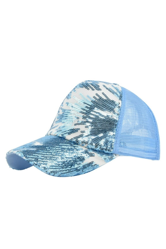 Workout Hat for Men Women Cute Hiking Hats Sweat Caps for Men Funny Trucker Hat Outdoor Hat Vintage Trucker Hat Unisex Summer Hats Gift Adjustable Blue One Size