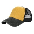thumbnail image 1 of LEKODE Workout Hat Vintage Trucker Hat Outdoor Hat Summer Hats Adjustable Cute Gift for Golf Tennies for Men Women Funny Trucker Hat Hiking Hats Work Hat Yellow One Size, 1 of 3