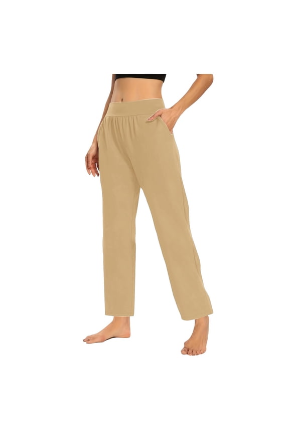 Yoga Pants Women Stretchy Soft Pants for Workout Women Seamless Impact Leggings Curve Leggings Workout Gym Yoga Pants Tummy Control Yoga Pants for Women Beige Xl