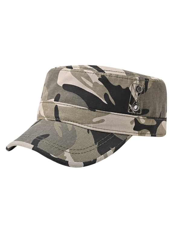 baseball hats for men golf hat Director Hats Mens Trucker Hats Adjustable Fit Sport Hats baseball cap short brim hats s for Men Women lightweight hat Cap Cotton hiking hat Camouflage One Size
