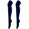 thumbnail image 1 of LEKODE long socks for women high socks striped thigh highs Fashion Knee Sport Socks Thin Tube Long Socks thin boot socks women golf socks Breathable Casual Socks Sheer Socks Tube Socks Blue One Size, 1 of 2
