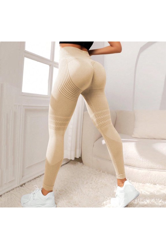 3D Anti Cellulite Leggings High Waisted Butt Lifting Resistance Band Yoga Pants Slimming Stretch Compression Leggings for Athletic Workout Running
