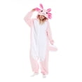 thumbnail image 1 of LEKWK Adult Onesie Pajamas Funny Cute Animal Onesie Fleece Hooded Jumpsuit Sleepwear Halloween Pajamas Loungewear Cosplay Party Fancy Dress, 1 of 8