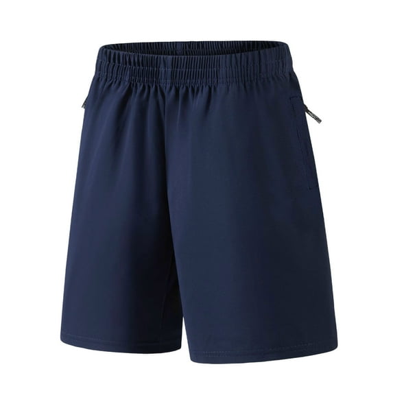 LEKWK Boys Athletic Shorts Performance Quick Dry Workout Shorts Elastic Waist Breathable Sports Running Gym Wear Active Training Sportswear Pants