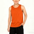 thumbnail image 1 of LEKWK Boys Athletic Tank Tops Sleeveless Performance Undershirt Loose Fit Comfy Training Workout Shirts Summer Fashion Running Gym Playwear, 1 of 9