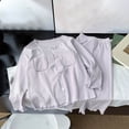 thumbnail image 1 of LEKWK Boys Girls Pajama Set Long Sleeve Button Down Shirts and Elastic Waist Pants Toddler Lightweight Ribbed 2 Piece Outfits Fall Winter Lounge Homewear 2-8Y, 1 of 3